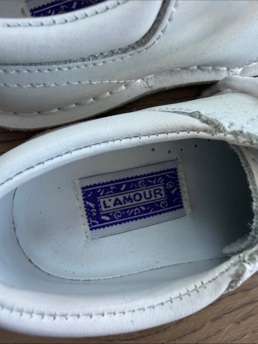 L'Amour | Tyler White Leather Kids Lace Up Dress Shoes